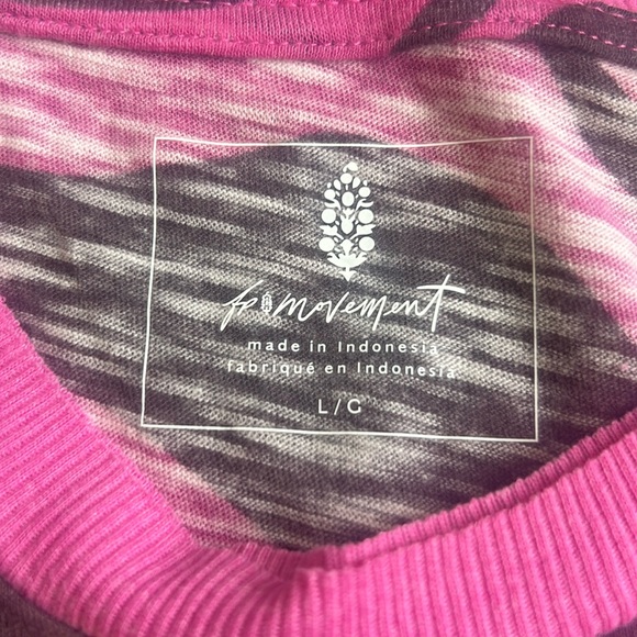 NWT FP Movement Printed Love Tank Waverunner Magenta Large - Picture 11 of 11